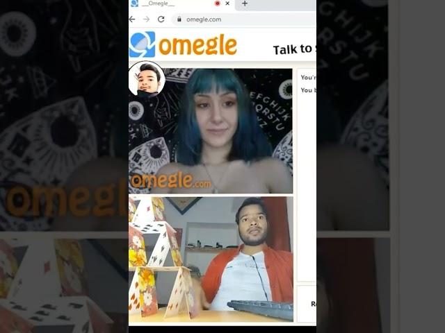 She is naked on Omegle  II Indian Boy on Omegle #shorts #omegle