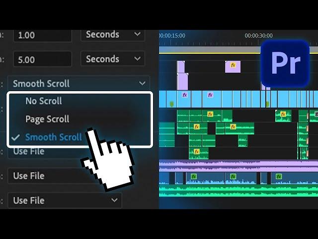 EDIT Faster with this TIMELINE TRICK! (Smooth Scroll in Premiere Pro CC)