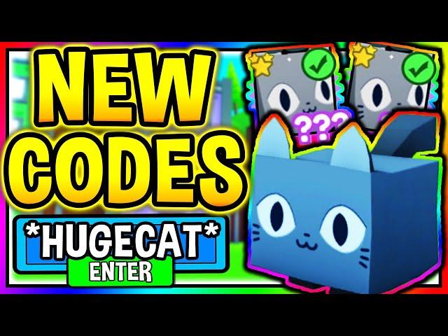 PET SIMULATOR X CODES *HUGE CAT* Pet Simulator X Update Codes Roblox