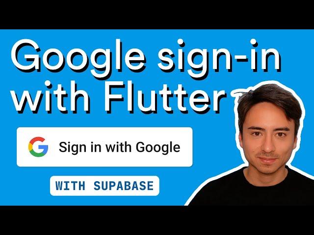 How to implement Google sign-in on Flutter with Supabase on iOS, Android & Web