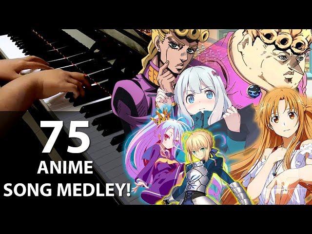 75 ANIME SONGS in 60 MINUTES!!! (EPIC Piano Medley)