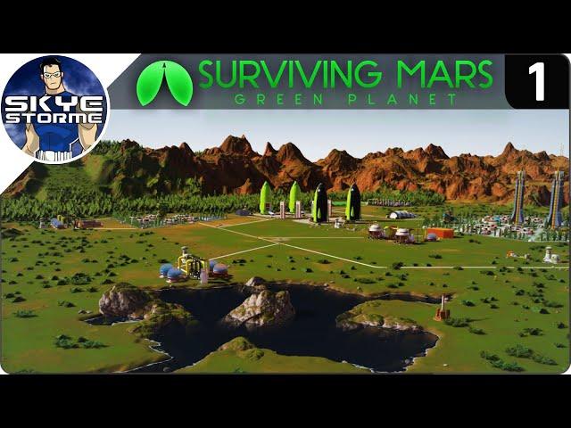 Surviving Mars Green Planet EP 1 - SUPER FAST STARTING STRATEGY - Tips & Tricks!