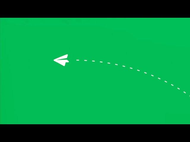 Green Screen Airplane Motion Graphics Animation | 4K | Global Kreators