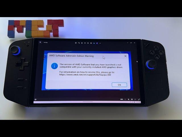 Fix Lenovo Legion Go AMD Adrenalin error not compatible with graphics driver - 2 ways to fix it