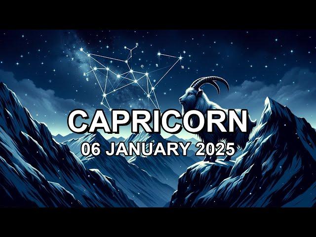 2025/01/06 ︎ CAPRICORN Horoscope Today (Daily Astrology Podcast) #horoscope #capricorn