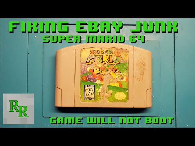 Fixing eBay Junk - N64 Game Super Mario 64 - Trace Repair