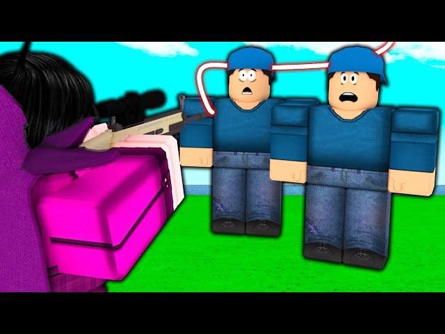 So I Gave Everyone AIMBOT.. (Roblox Arsenal)