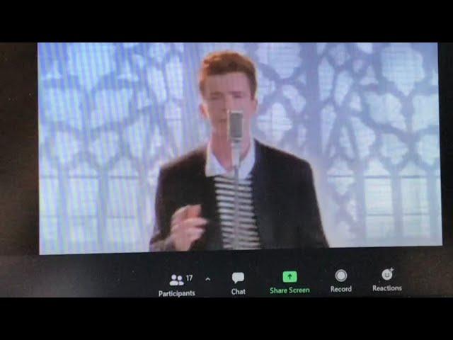 I rickrolled my class and this happened