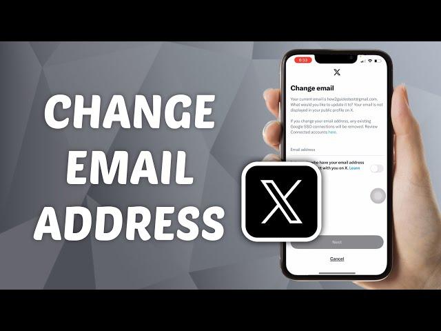 How to Change X (Twitter) Email Address