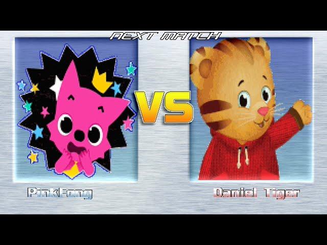 M.U.G.E.N BATTLES | Pinkfong vs Daniel Tiger