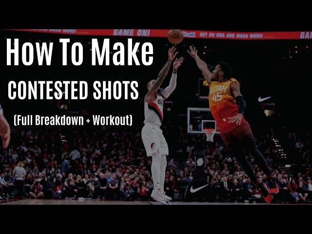 How To Make More Contested/Difficult Shots (FULL Breakdown + Workout)