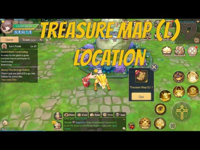 Location Treasure Map (L) 1 - 9 | Light of Thel: Glory of Cepheus