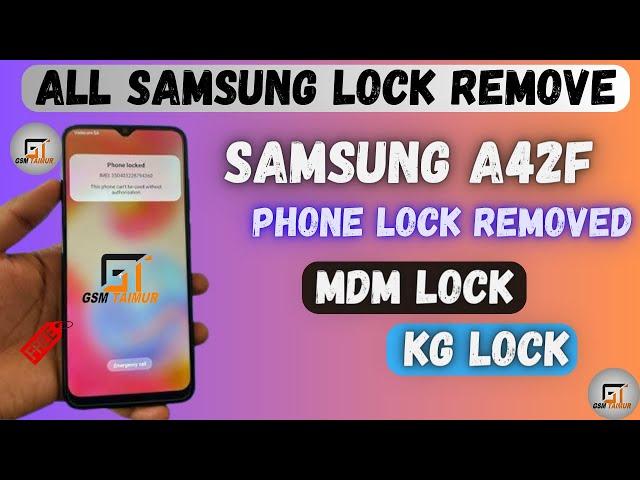 Samsung A042F Remove MDM [KG] Permanent Remove 100% kg lock remove with full details working.#taimur