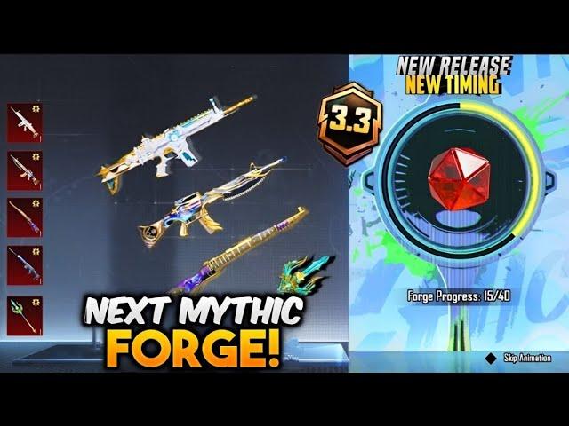 Next Mythic Forge Upgradable Guns | 4 Upgradable Expected In 3.3 Update | Mythic Emblem | PUBGM