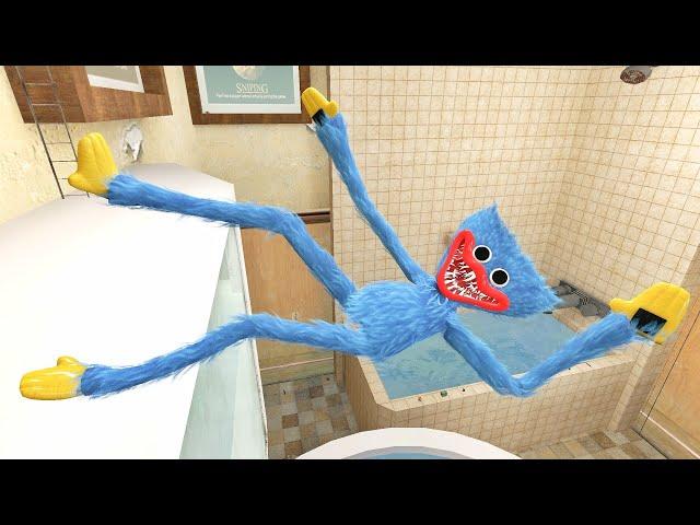 Poppy Playtime Huggy Wuggy Ragdolls Physics (GMOD) Episode 631