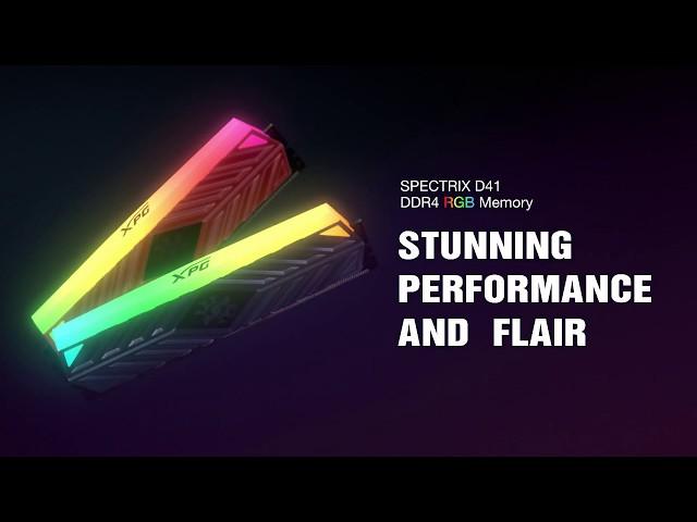 XPG SPECTRIX D41 DDR4 RGB – Stunning Performance & Flair