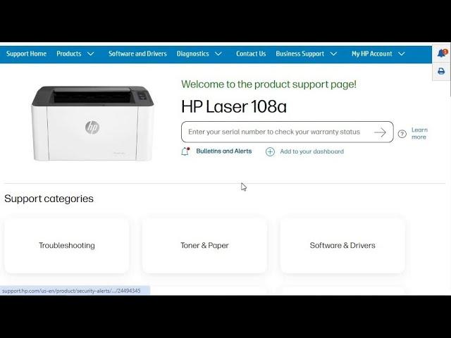 How To Download & Install Hp Laser 103a , 107a, 108a printer Driver Step by Step in hindi #hpprinter
