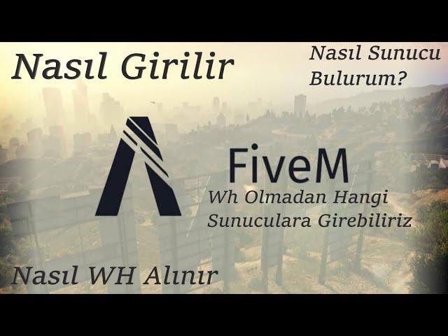 Fivem Sunuculara Nasıl Girilir / Server Bulma / NonWH ve Whitelist Arasında Ne Fark Var? #fivem #gta