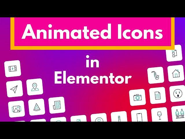 [SUPER SMOOTH] How to Add Animated Icons in WordPress using Elementor | Elementor Tips and Tricks