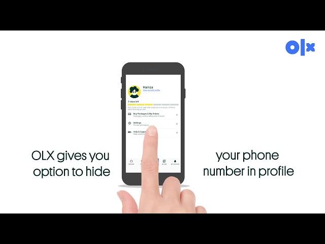 How to hide phone number on OLX