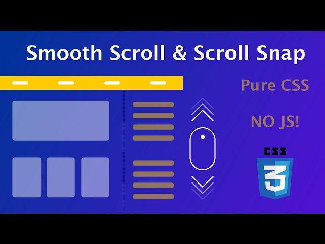 CSS Smooth Scrolling, Scroll Padding and Scroll Snap