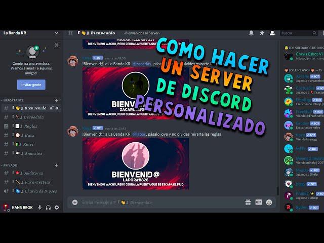 Como armar y personalizar tu server de Discord - 2021 - #1