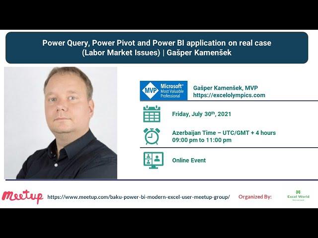 Power Query, Power Pivot and Power BI | Gašper Kamenšek