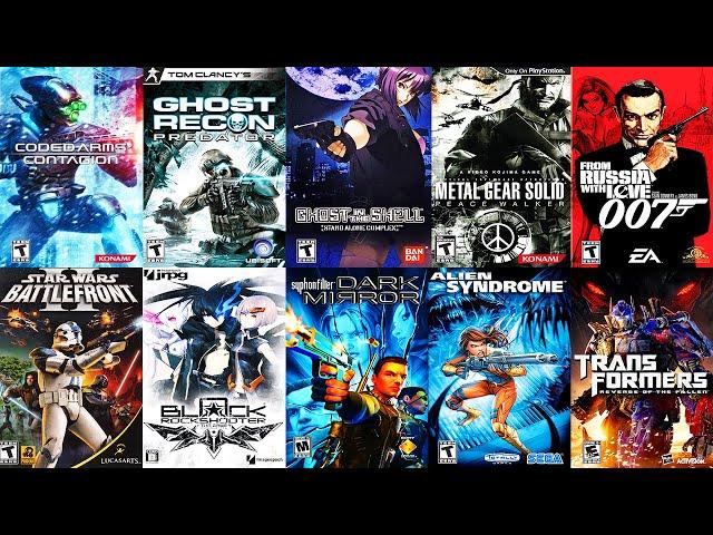 All Shooting Games For PSP | Best FPS/TPS and Shoot 'Em Up Games On Playstation Portable