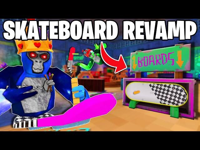 Gorilla Tag HUGE Skateboard Revamp Update (Early Access)