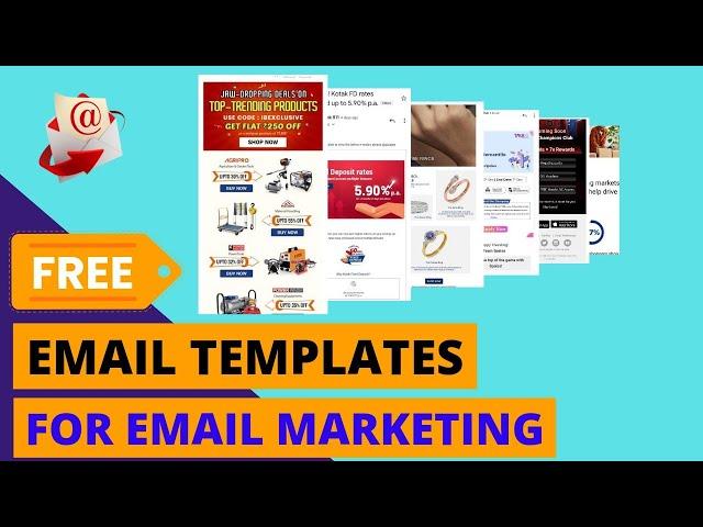 Free Email Marketing Templates For Gmail | Email Templates Design tutorial in Hindi | Learn & Earn