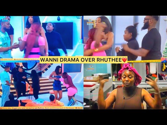 NELLY & CHINWE FIGHT WANNI DRAG RHUTHEE OVER HANDI BBNAIJA NO LOOSE GUARD| BBNAIJA 2024