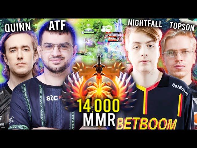 ATF & QUINN vs NIGHTFALL & TOPSON - 12,856 AVG MMR GAME!