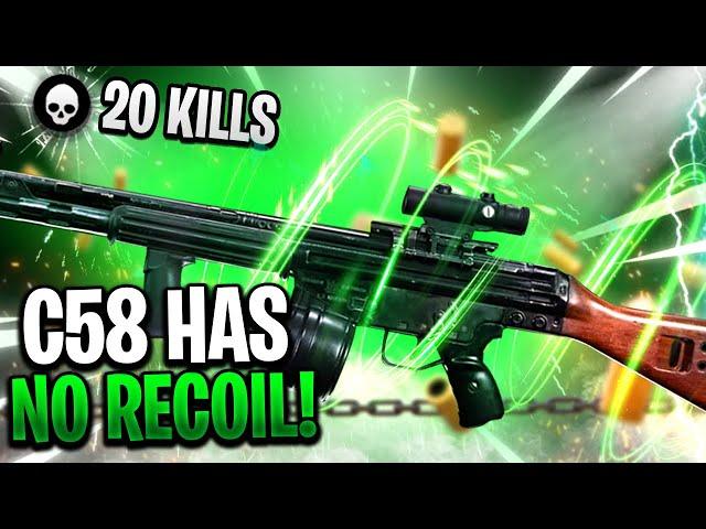 NO RECOIL C58 CLASS IS BACK! Best Warzone C58 Class Setup, Loadout, For Caldera and Rebirth Island!