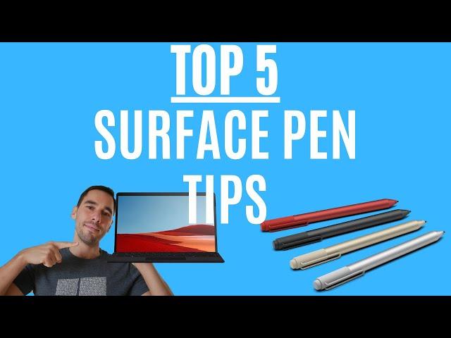 Top 5 Microsoft Surface Pen Tips For Productivity: 2022