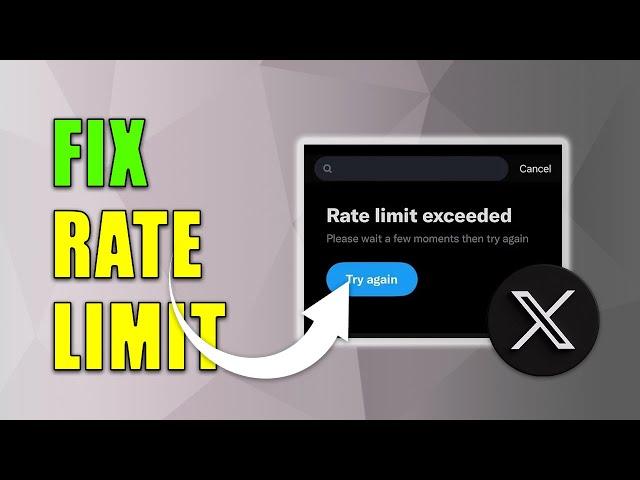 How to Fix Rate Limit Exceeded on Twitter