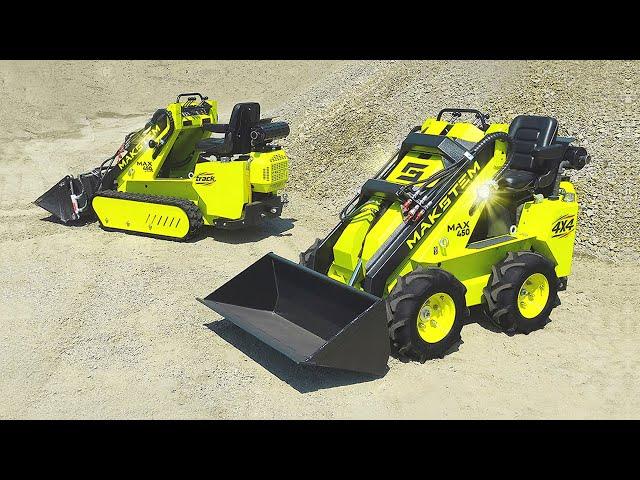  Обзор Мини-Погрузчиков MAKSTEM  MAX450 Track  4x4  Сделано в России! #минипогрузчик #макстем