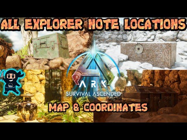 ALL Explorer Note Locations for The Island Ark Survival Ascended