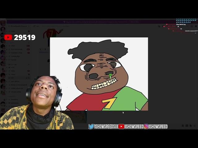 IShowSpeed Reacts To HILARIOUS FAN ART On Discord 