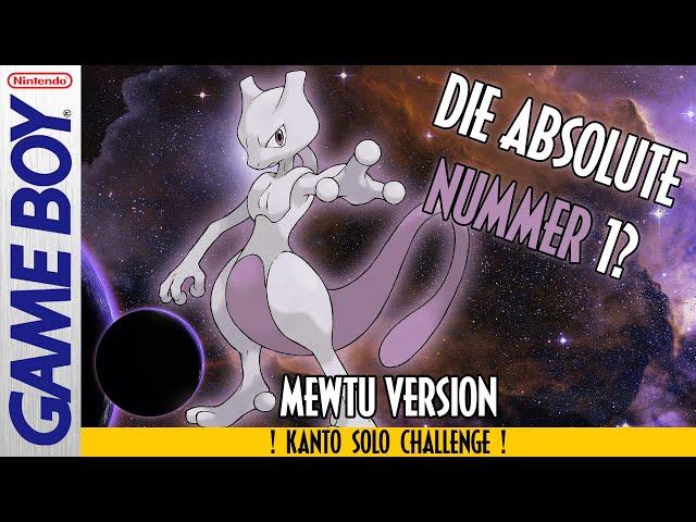 Kann man NUR mit MEWTU Pokemon Blau & Rot durchspielen?