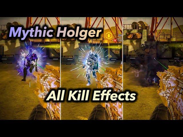 Mythic Holger 26 - Dark Frontier All Kill Effects | CoDM Season 10