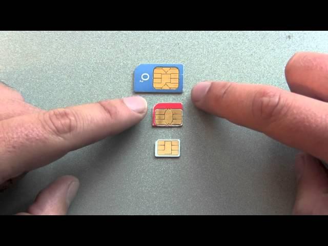 Nano SIM vs Micro SIM vs Normal SIM card comparison