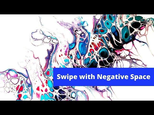 Acrylic Swipe with negative space - Tutorial