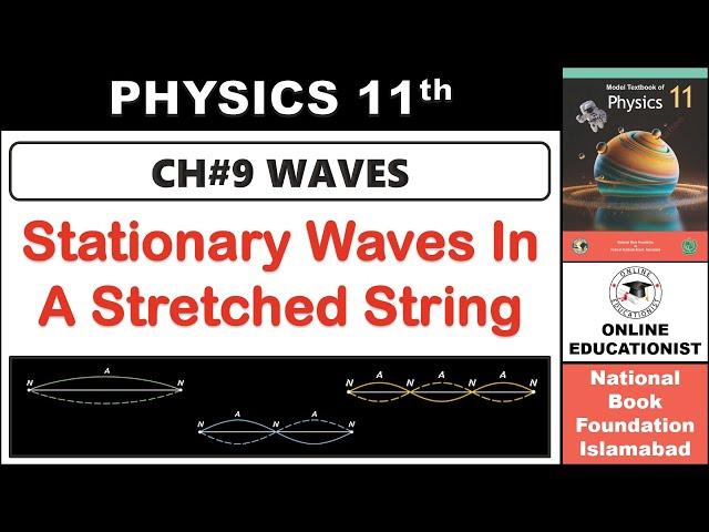 Stationary Waves In A Stretched String | Chapter 9 | Waves | Physics 11th | National Book Foundation