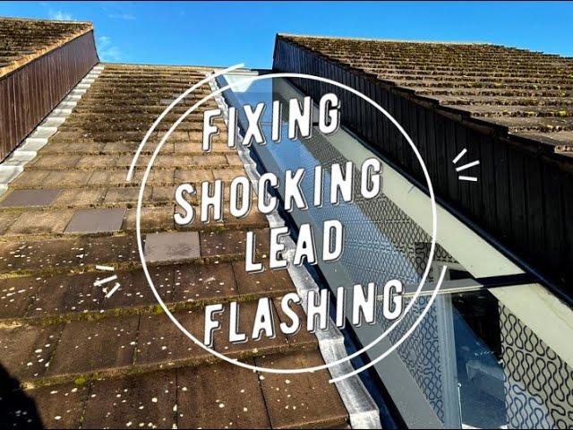 Fixing Shocking Lead Back Gutter Window Flashing & Pan Tile Soakers