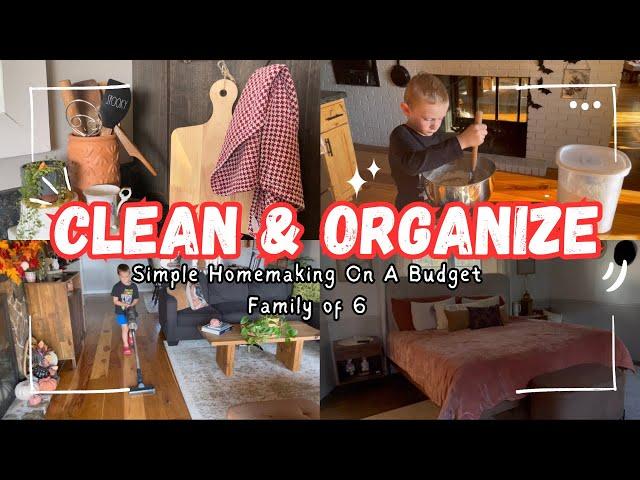 SIMPLE HOMEMAKING | Homemaking on a Budget + Low Income Homemaking + Slow Living + Clean & Organize