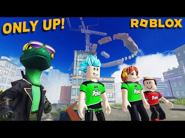 SUBE MANUEEEEL!! Los Polo en ONLY UP de ROBLOX