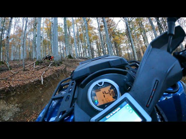 5  Can-Am' s  Yamaha | He flipped over with the Can-Am in the deep ditches 