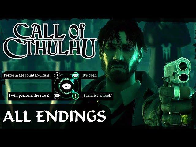 CALL OF CTHULHU || All Endings. Ultra settings.