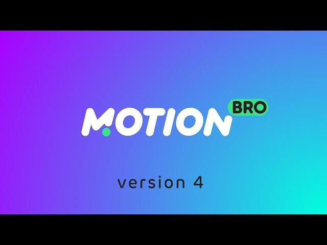 Motion Bro 4 - How to install plugin and presets pack