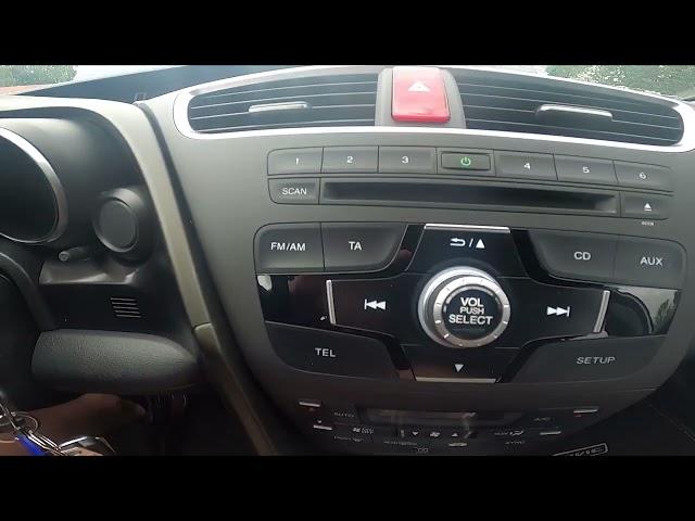 How to Enable or Disable News Function in Radio of Honda Civic IX ( 2012 - 2017 )
